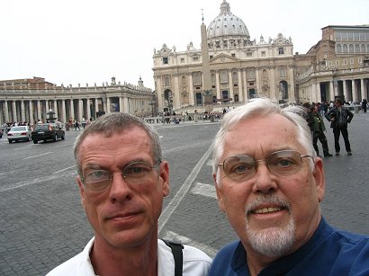 Jim & Steve at the Vatican.