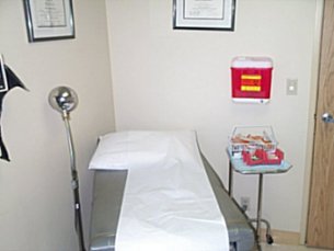 The examination room