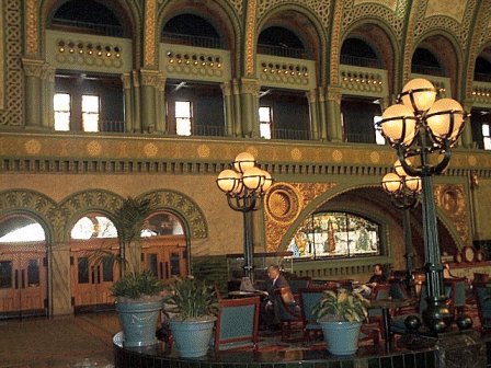 Wall of St. Louis Hyatt Union Station