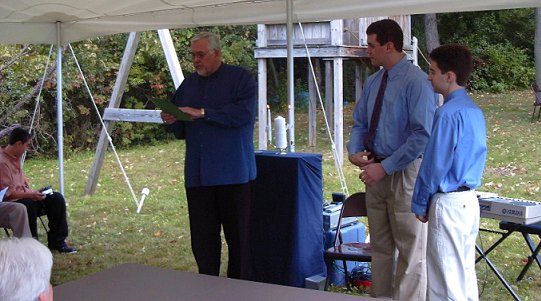 The Jasons commitment ceremony with Jim Brochu