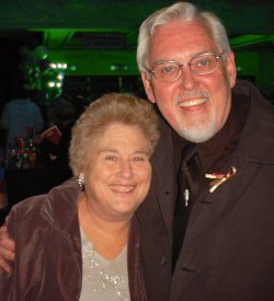 Janet hugs Jim Brochu