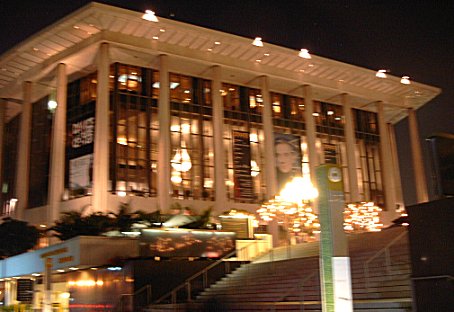 Dorothy Chandler Pavilion. Majestic at night.