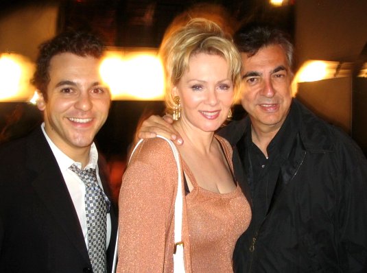 Fred Savage, Jean Smart & Joe Montegna at The Knitting Factory in LA 2005.