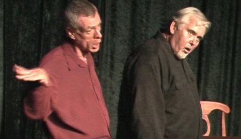 Jim Brochu, Steve Schalchlin in The Big Voice: God or Merman?