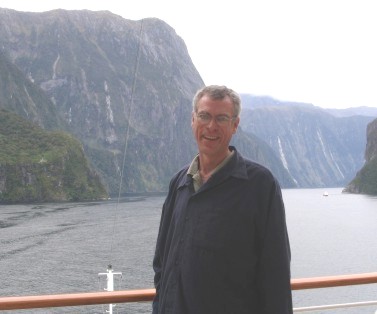 Steve Schalchlin in Milford Sound